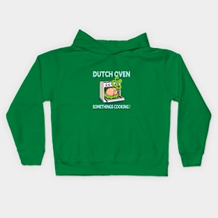 'Dutch Oven Somethings Cooking!' Cheeky Humor Fart Design Kids Hoodie